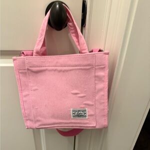 LETU Pink corduroy Tote Bag Adjustable Shoulder Strap Carry Strap Bag